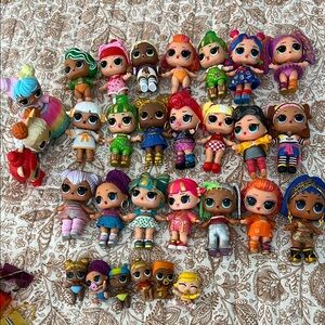Colorful Kids Dolls Set